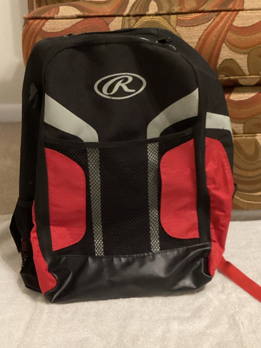 Rawlings Black and Red Men's Sports Backpack